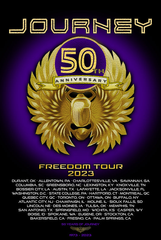 2023 Tour Poster - Journey Music