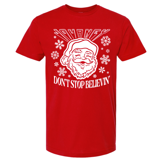 Don't Stop Believin' Santa Tee - Journey Music