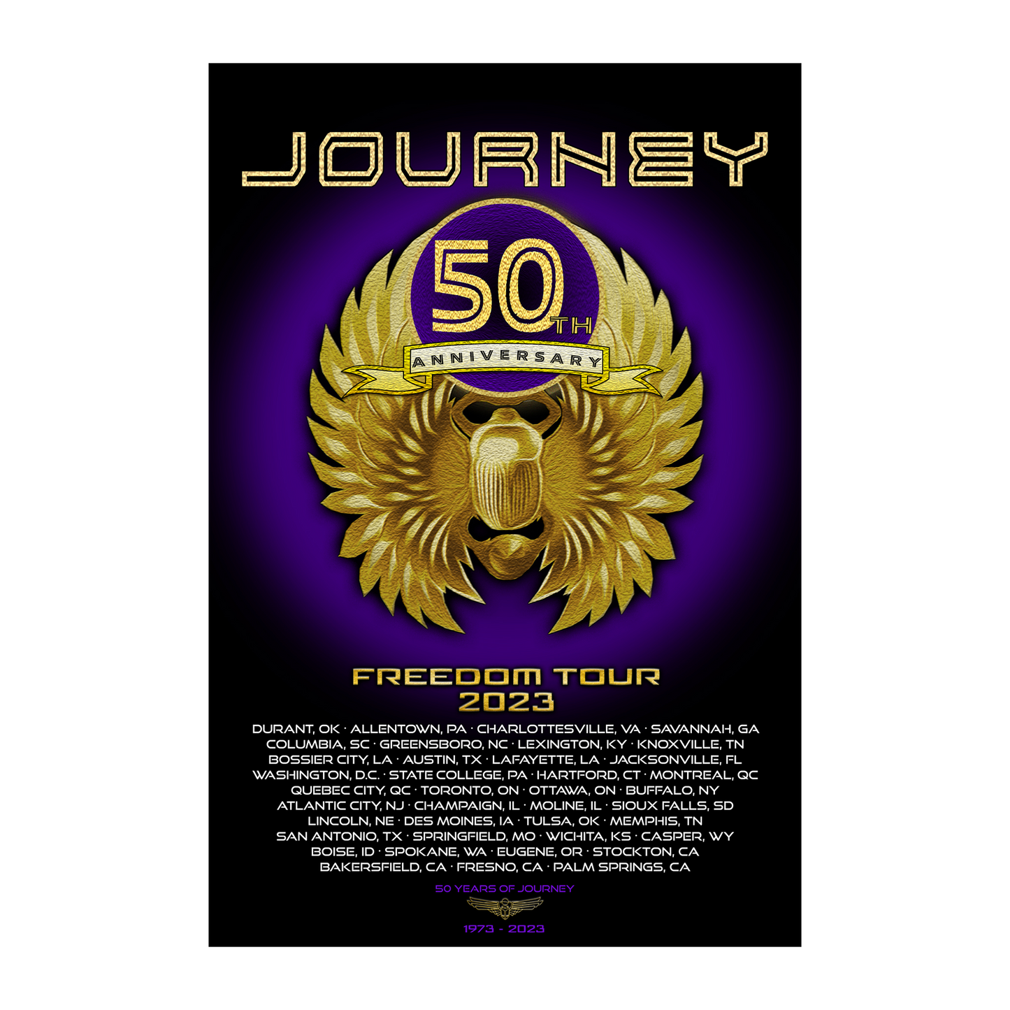 2023 Tour Poster - Journey Music