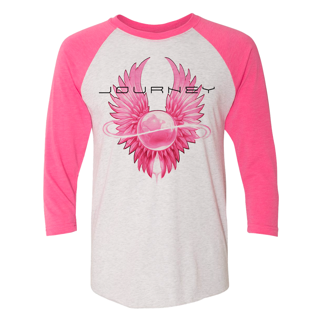 Pink Infinity Wings Raglan - Journey Music