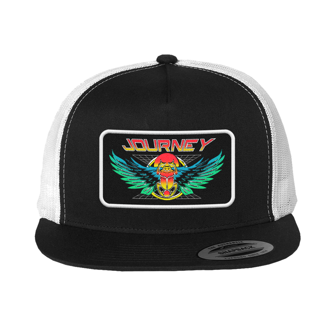 Vintage Scarab Patch Snapback Hat