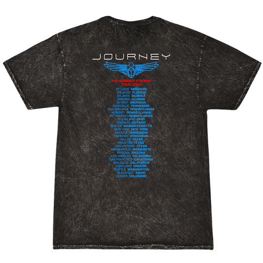 2024 Mineral Wash Summer Stadium Tour Tee - Journey Music