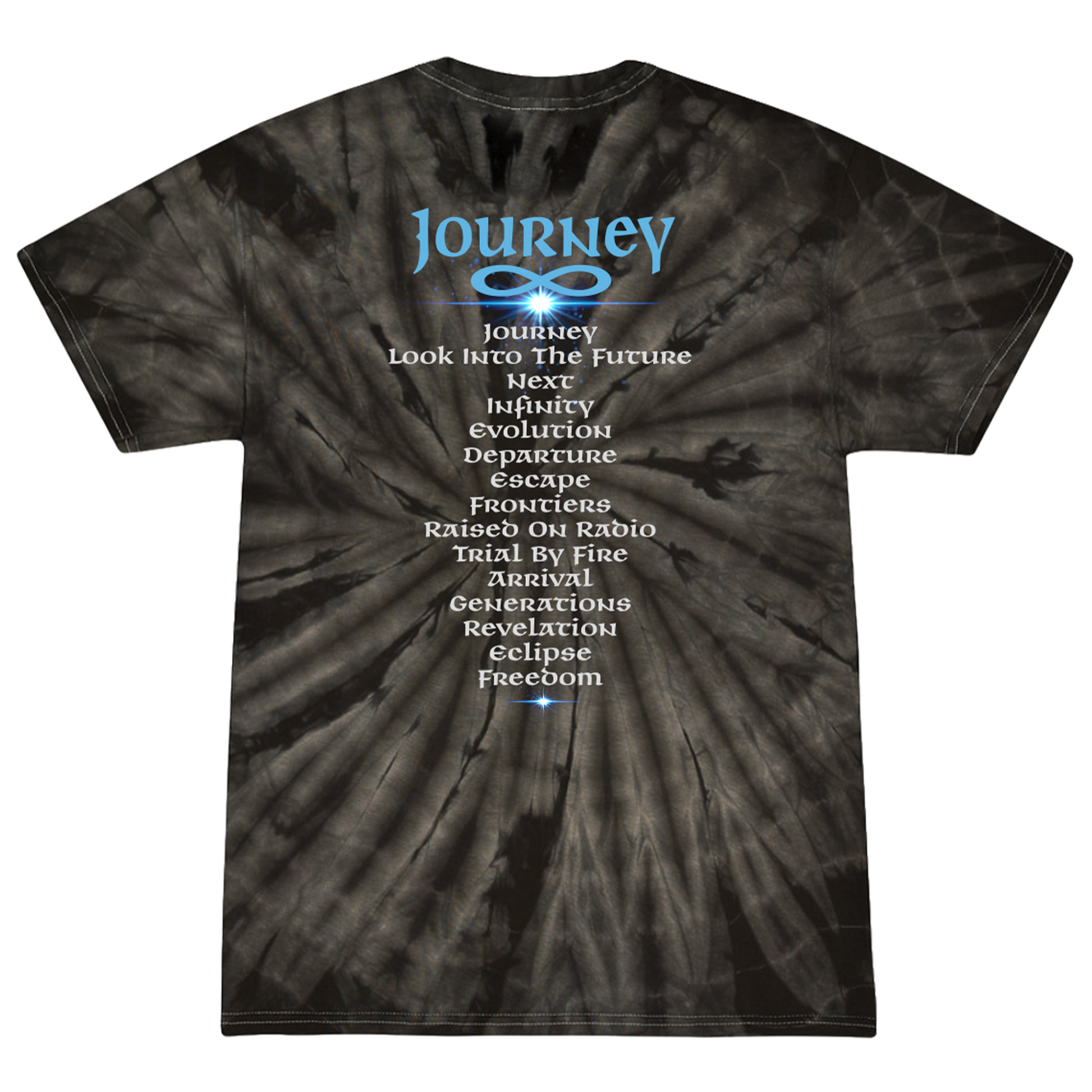 Albums Spider Tie-Dye Tee – Journey Music