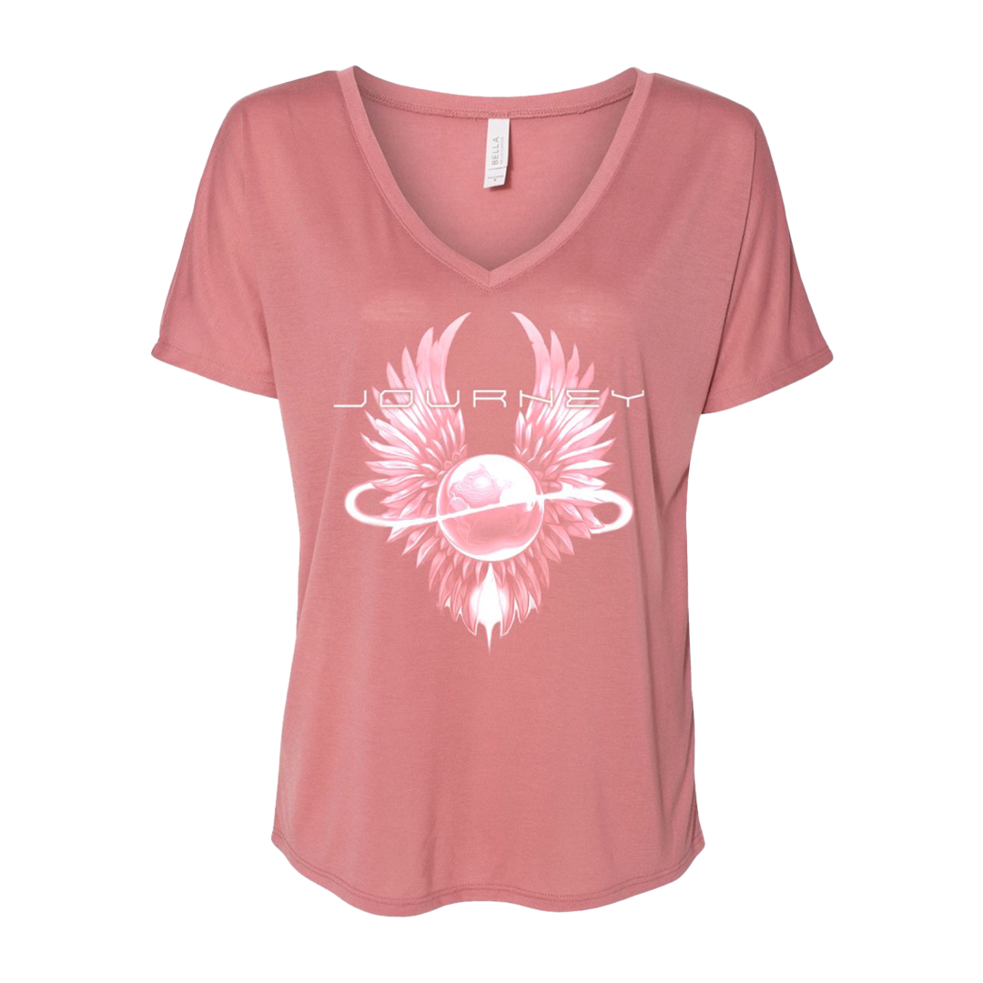 Ladies Infinity Tee - Mauve - Journey Music