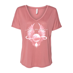 Ladies Infinity Tee - Mauve - Journey Music