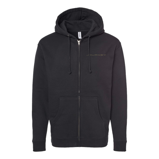 Gold Logo 50th Anniversary Zip Hoodie - Journey Music