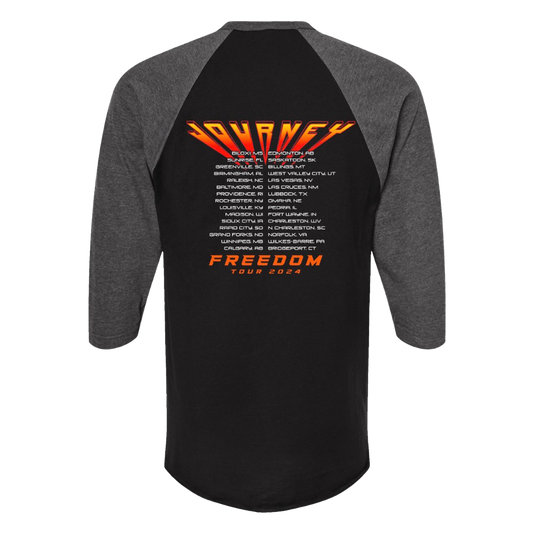 Black/Grey Elmo Raglan - Journey Music