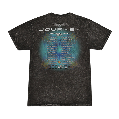 2024 Mineral Wash Deco Scarab Tee - Journey Music