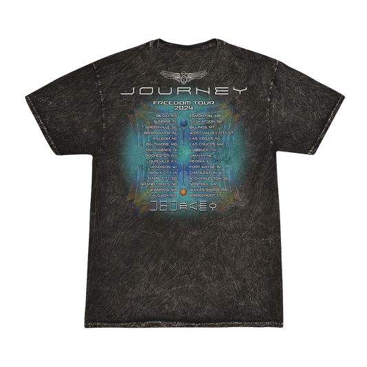 2024 Mineral Wash Deco Scarab Tee - Journey Music