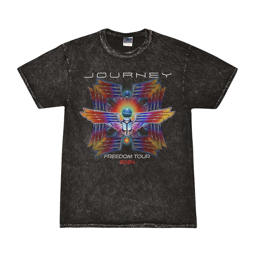 2024 Mineral Wash Deco Scarab Tee - Journey Music