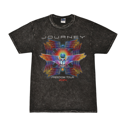 2024 Mineral Wash Deco Scarab Tee - Journey Music