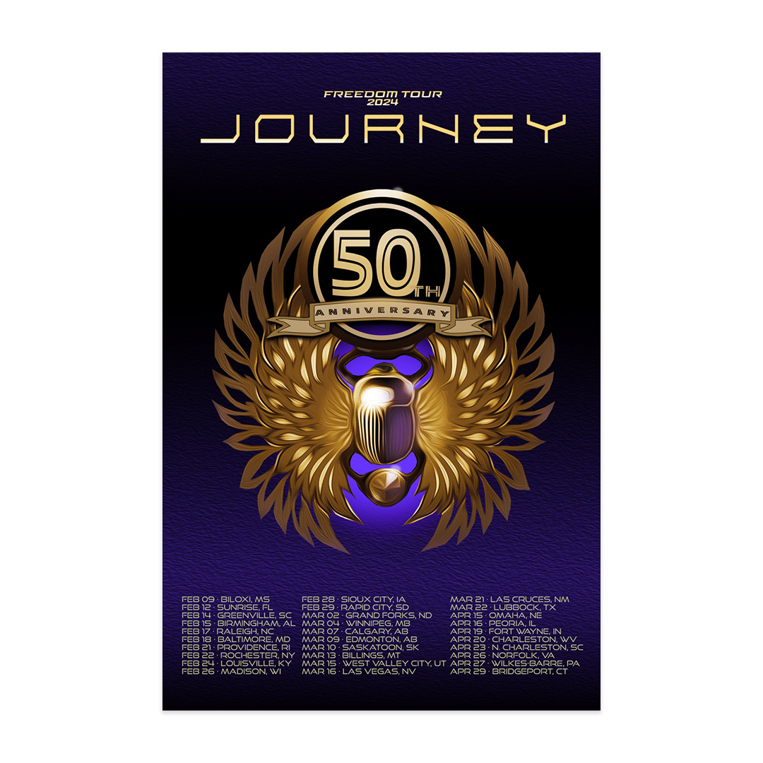 2024 Tour Poster - Journey Music