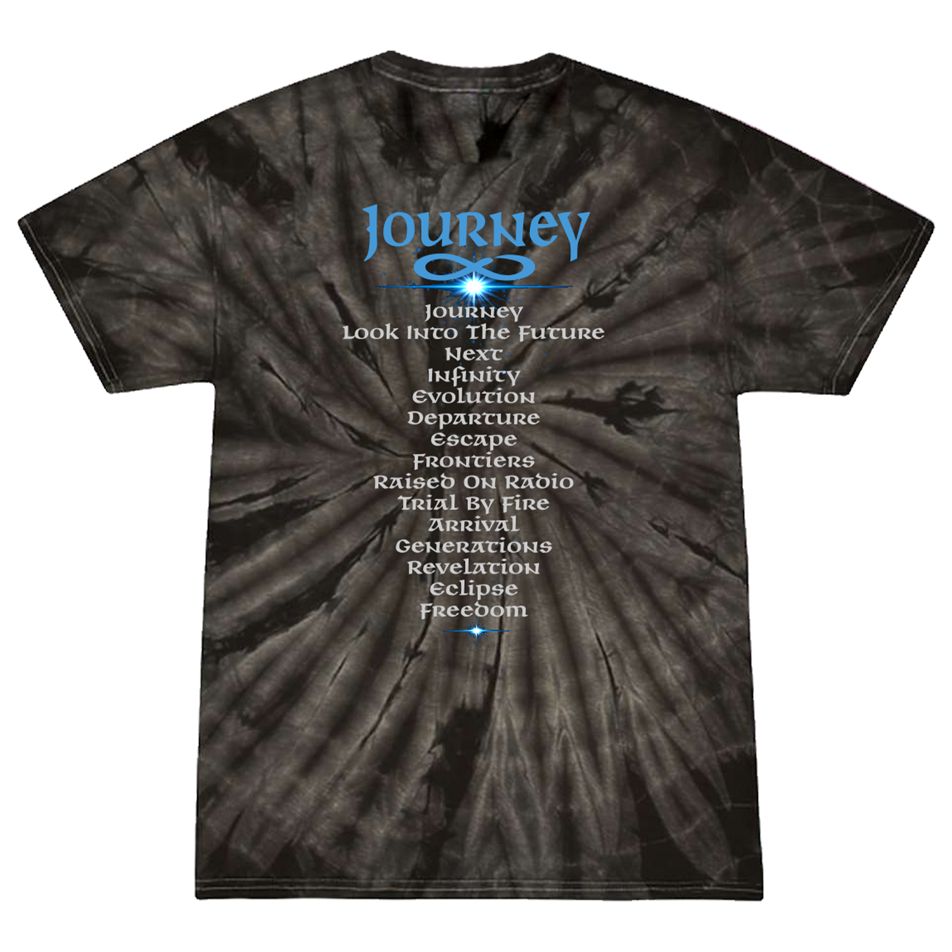 Albums Tie-Dye Tee - Journey Music