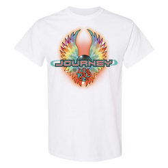 Journey x Lollapalooza Tee - White - Journey Music