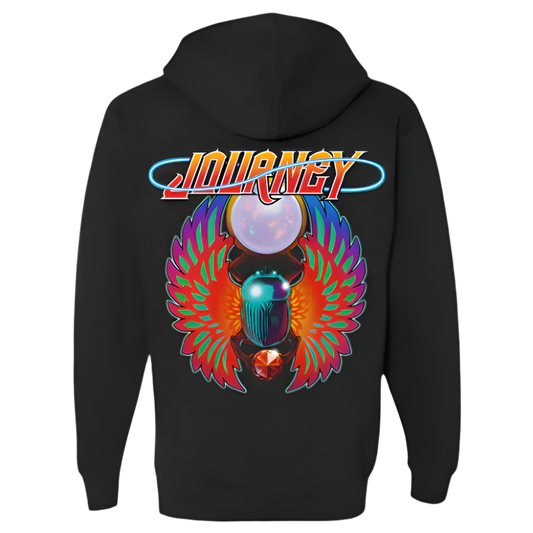 Scarab Crystal Zip Hoodie - Journey Music
