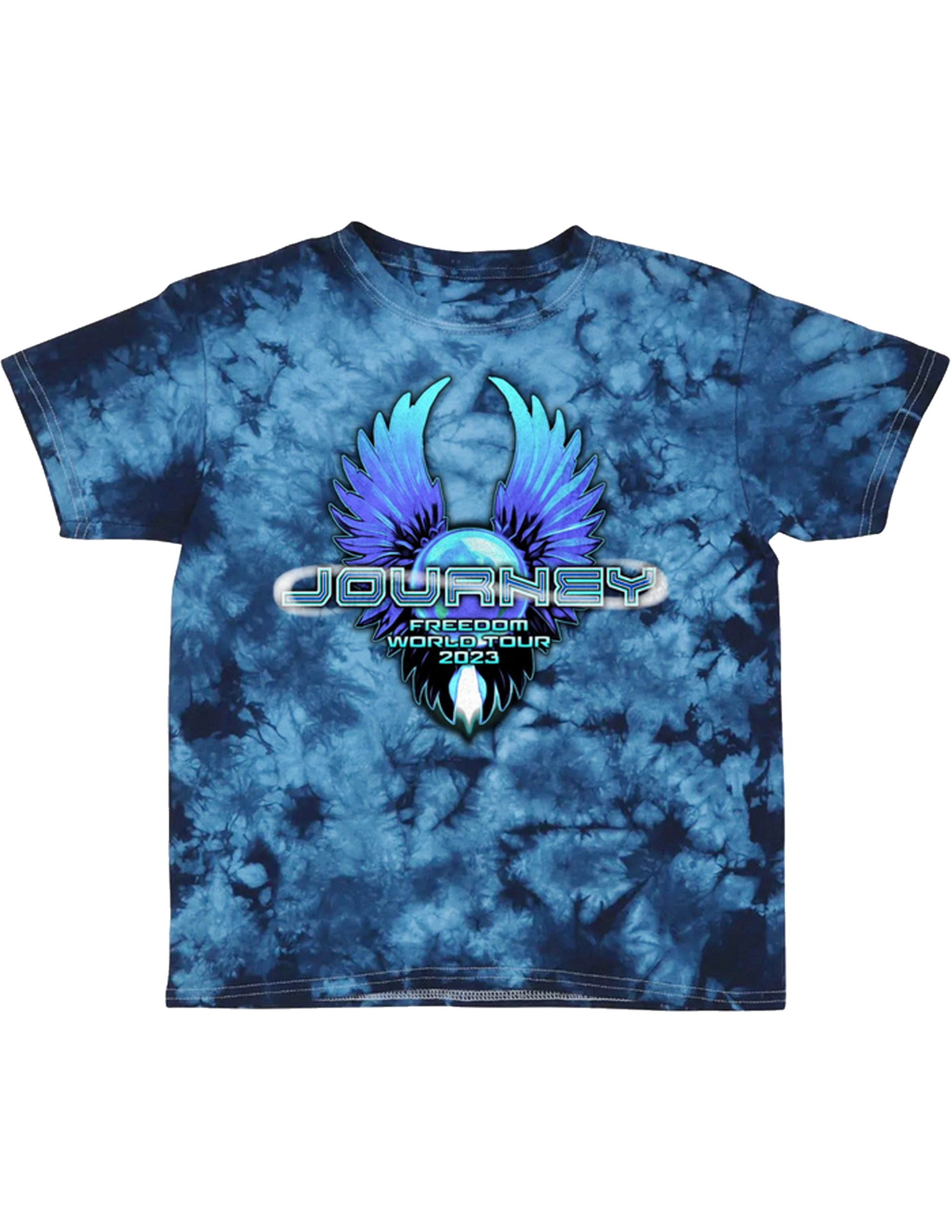 Blue Tie Dye 2023 World Infinity Wings - Journey Music