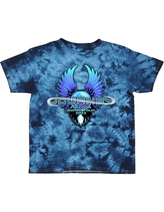 Blue Tie Dye 2023 World Infinity Wings - Journey Music