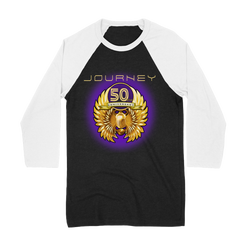 Black/White 50th Anniversary Raglan - Journey Music